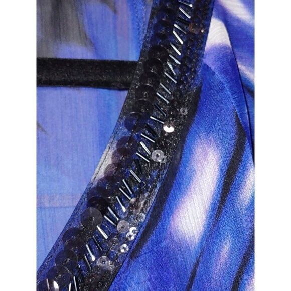 NWT Express XS Semisheer Tie Dye Blouse - Picture 7 of 16